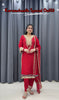 RUBY RED MIRROR KURTA SET
