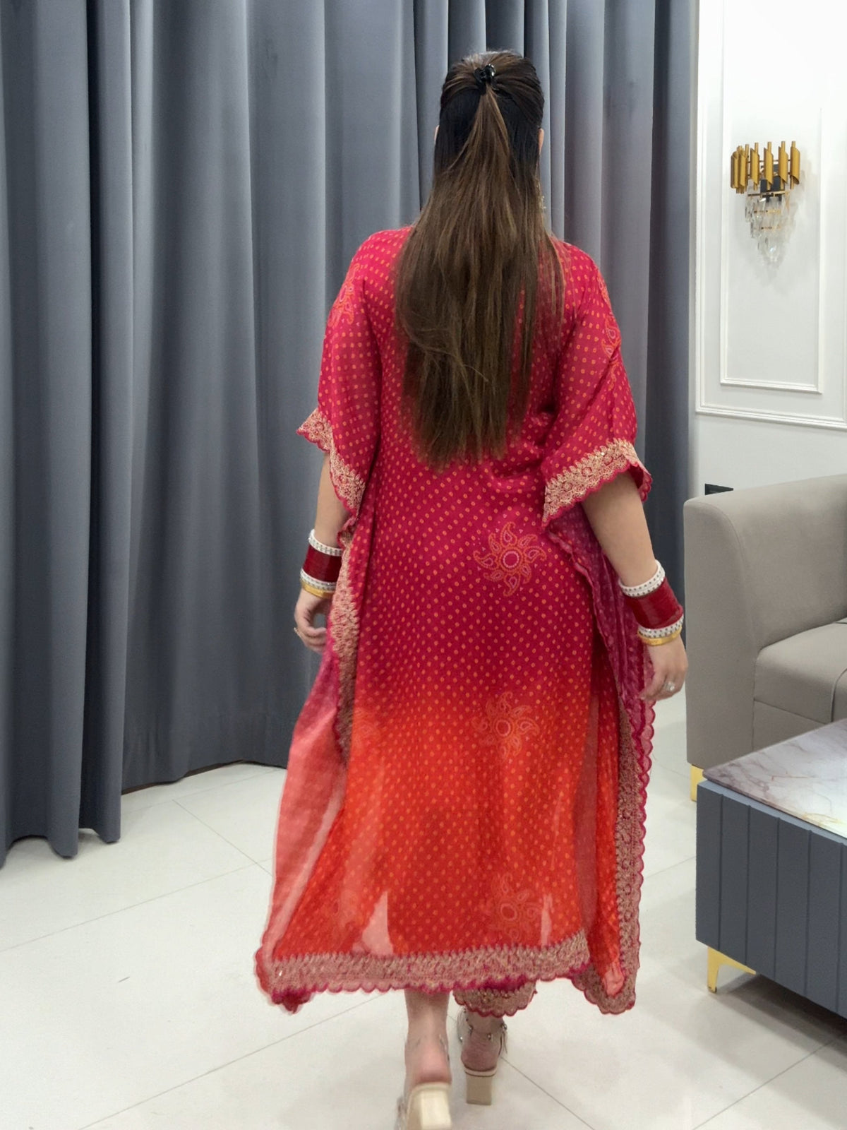 Pink Kaaftan
