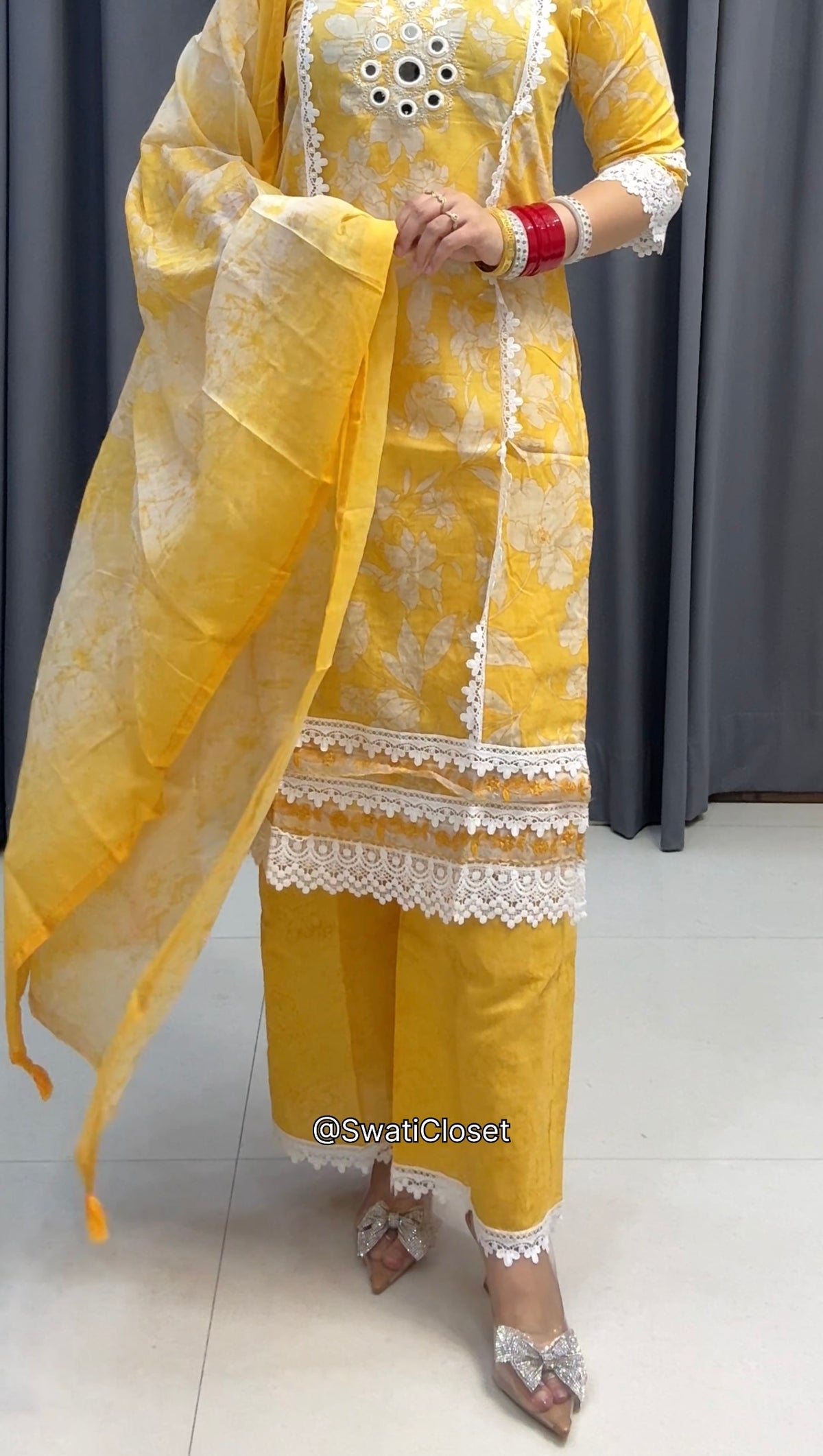 Cotton Plazo Set