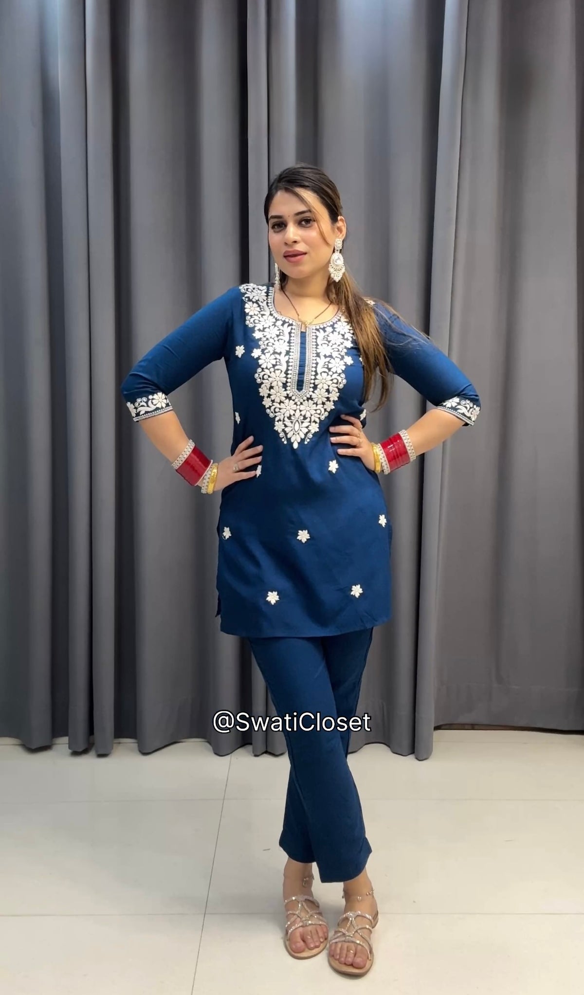 Chikankari Coord Set