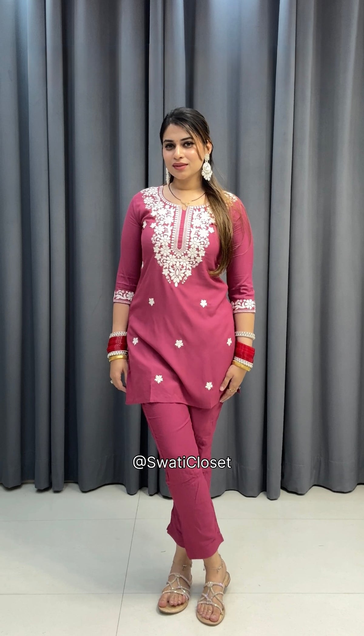 Chikankari Coord Set